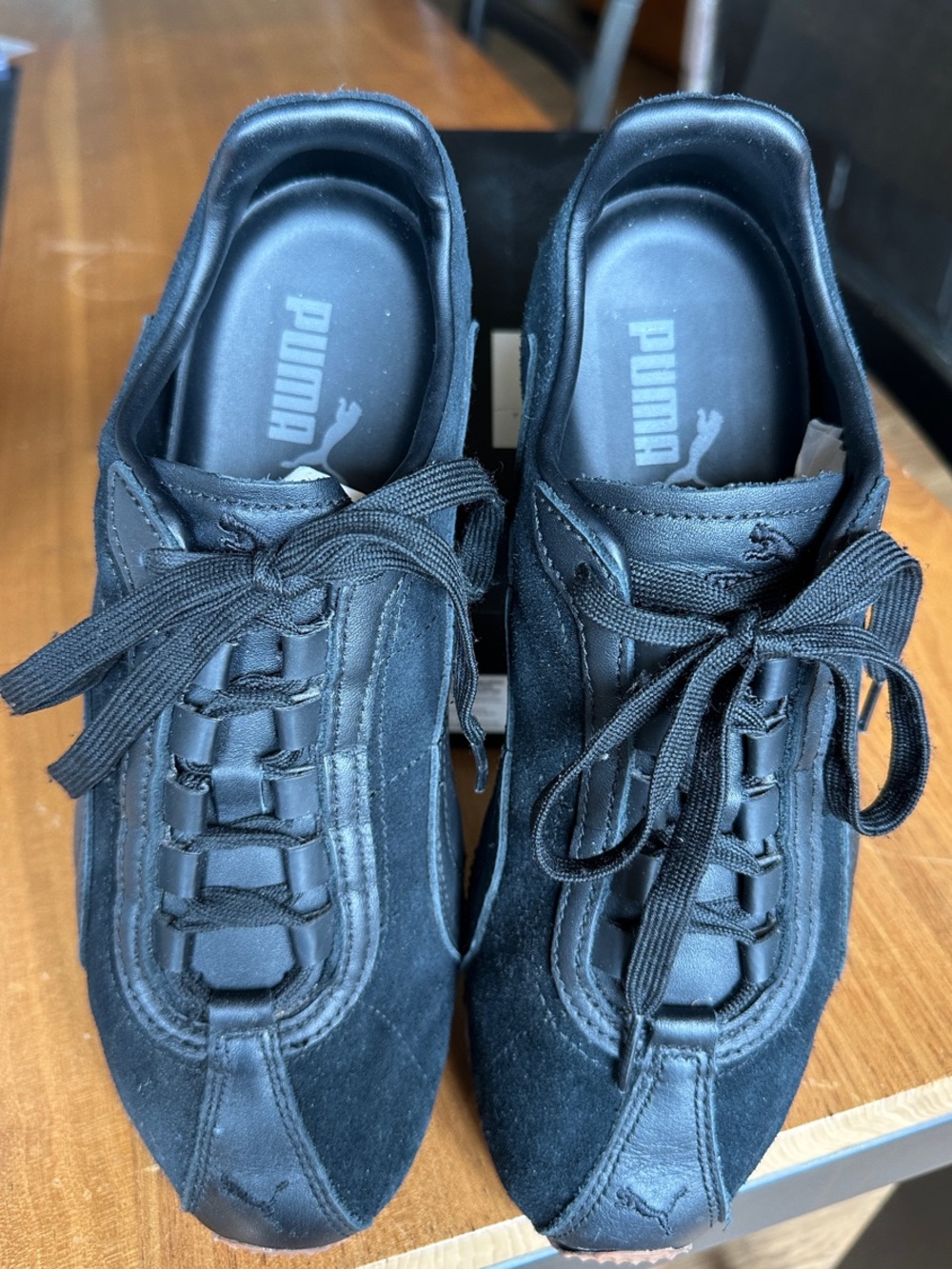 Puma H-Street Black Low-Profile Top Suede